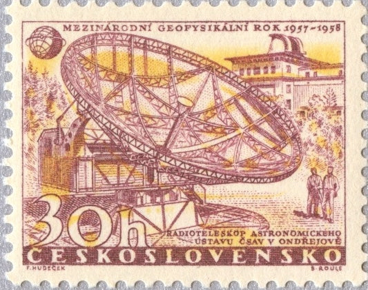 #836-838 Czechoslovakia - IGY, 1957-58 and Sputnik 2 (MNH)