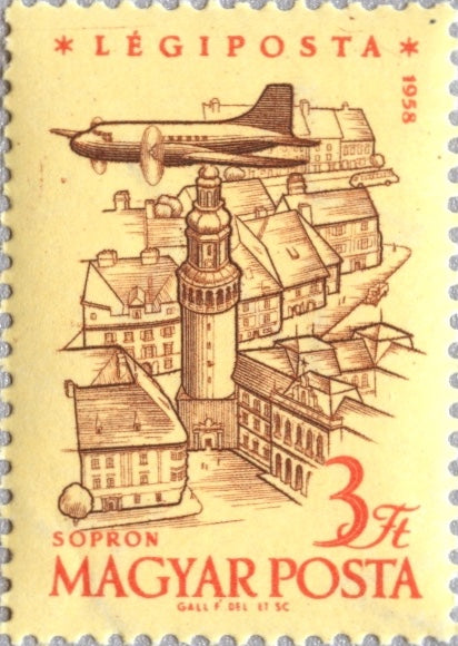C189-C190 Hungary - 40th Anniv. of Hungarian Air Post Stamps (MNH) –  Hungaria Stamp Exchange