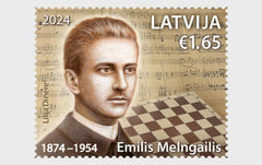 Latvia - 2024 150th Anniversary of the Latvian Composer Emilis Melngails (MNH)