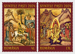 Romania - 2024 - Holy Easter (MNH) - set of 2