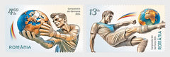 Romania - 2024 - Romania At The European Football Championship In Germany - Set of 2 (MNH)