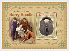 Hungary - 2024 Harry Houdini Was Born 150 Years Ago - M/S (MNH)