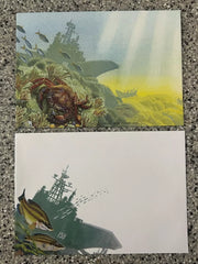 Ukraine - 2024 “EUROPA. Underwater Fauna and Flora” Envelopes (2)