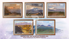 Armenia - 2024 Mount Aragats in Armenian Painting SS (MNH)