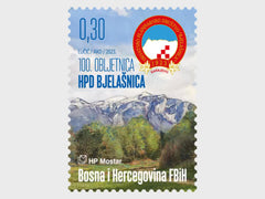 Bosnia (Croat) - 2023  100th Anniversary of the Croatian Mountaineering Society 'Bjelasnica 1923' Sarajevo  (MNH)