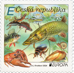 Czech Republic - 2024 EUROPA: Aquatic fauna and flora - (MNH)