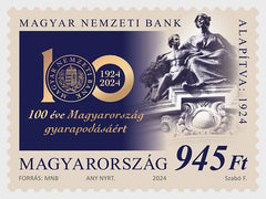 Hungary - 2024 The Central Bank Of Hungary Is 100 Years Old (MNH)