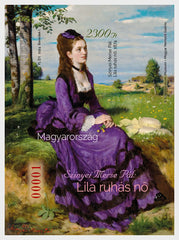 Hungary - 2024 - The 150 Year Old Painting By Pal Szinyei Merse - Lady In Violet - Imperf SS (MNH)