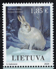 Lithuania - 2024 Red Book - Mountain Hare (MNH)