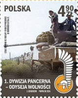 Poland - 2024 The 1st Polish Armoured Division - Odyssey of Liberty (MNH)