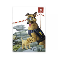 Ukraine - 2024 Battalion Fluffy - Puppies - Postcards (2)