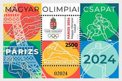 Hungary - 2024 Olympics - perf SS (MNH)