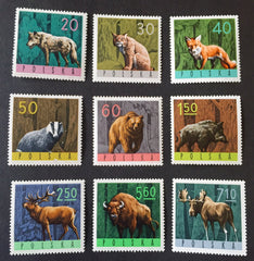 #1369-1377 Poland - Animals (MLH)