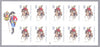 Czech Republic - #3816a - Post Rider, Booklet Pane of 10 (MNH)