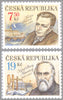 #3329-3330 Czech Republic - Famous Men (MNH)