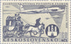 #C49-C50 Czechoslovakia - Mail Coach, Plane and Arms of Bratislava (MNH)