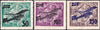 #C7-C9 Czechoslovakia - Stamps of 1920 Surcharged in Black or Violet (MLH)