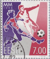 #341 Estonia - 1998 World Cup Soccer Championship, France (Used)