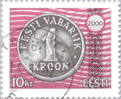 #391 Estonia - One Kroon Coin Type of 1997 (Used)