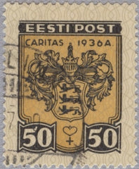 #B31 Estonia - Coats of Arms, Single (Used)