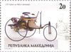 #559-560 Macedonia - First Automobile, Set of 2 (MNH)