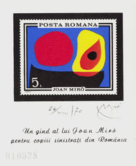 #2217 Romania - Abstract, by Joan Miro, Imperf. S/S (MNH)