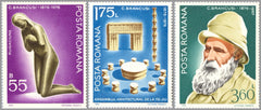 #2610-2612 Romania - Constantin Brancusi, Sculptor (MNH)