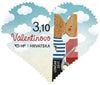 #1021 Croatia - St. Valentine's Day M/S (MNH)